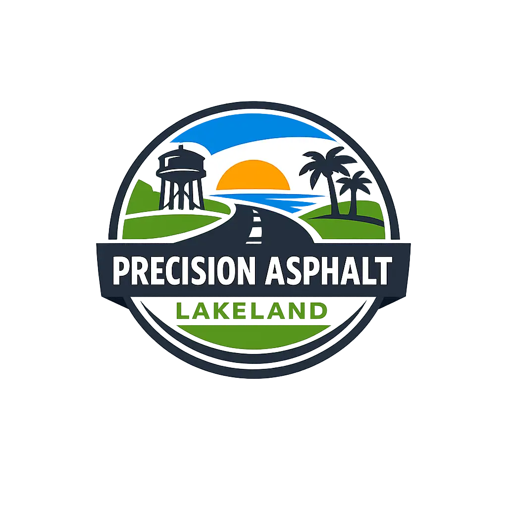 Precision Asphalt Lakeland logo representing asphalt paving in Lakeland, FL